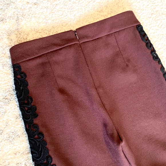 DOLCE & GABBANA Wool Pants with Lace - Picture 6 of 7